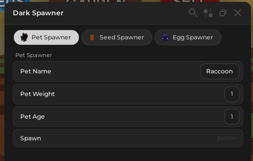 Dark Spawner RAYFIELD script without key